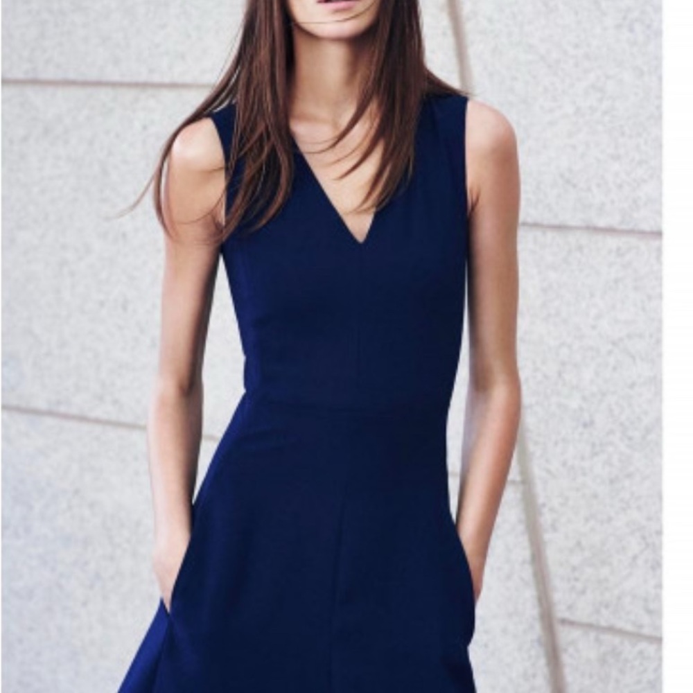 Vince Navy V-neck Dress. Classic and classy!
